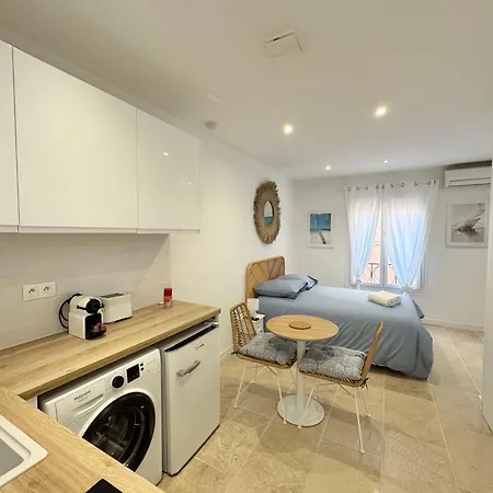 Le Cocon Méditerranéen Refait à Neuf, Climatisé, à 300m Des Plages Apartamento